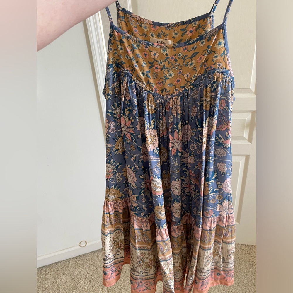 Spell Mossy Strappy Mini Dress - Medium - Picture 3 of 6